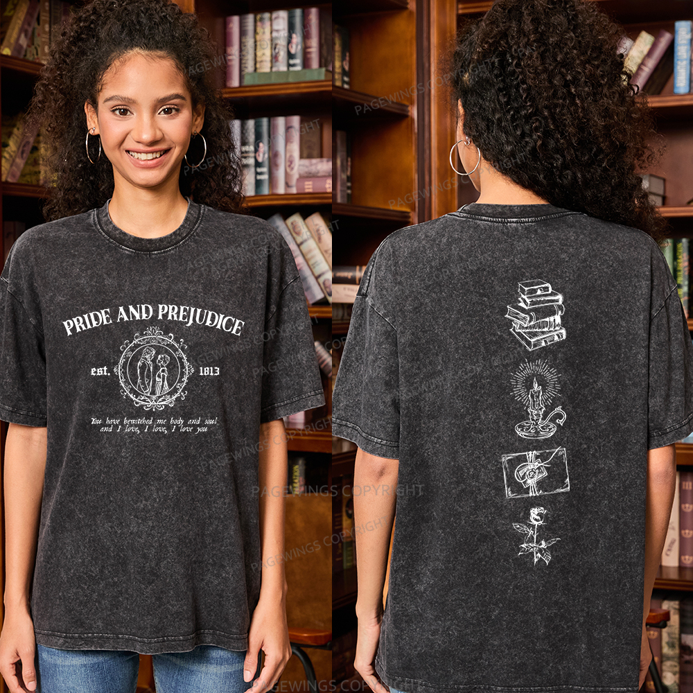 Pagewings You Have Bewitched Me Body And Soul Unisex Washed T-shirt