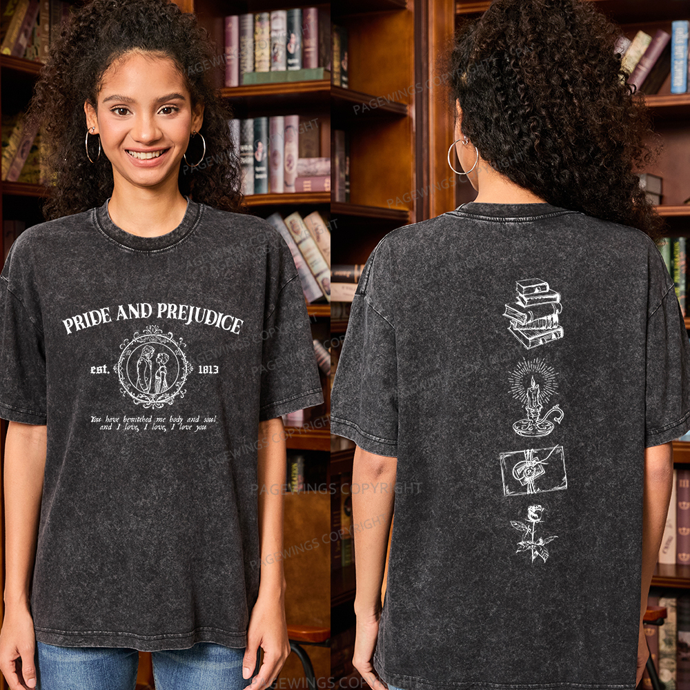 Pagewings You Have Bewitched Me Body And Soul Unisex Washed T-shirt