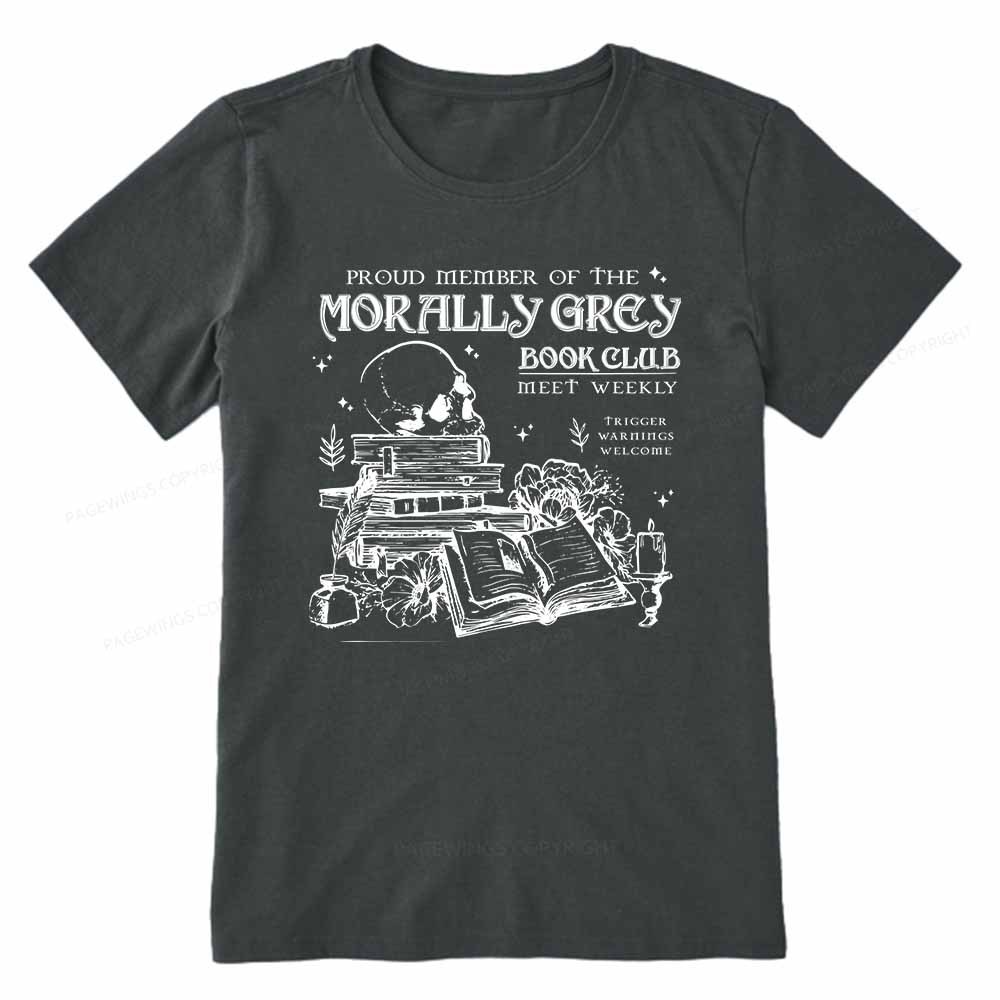 Pagewings Morally Grey Book Club Unisex Classic T-shirt