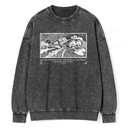 Pagewings Vintage Galley Unisex Washed Sweatshirt