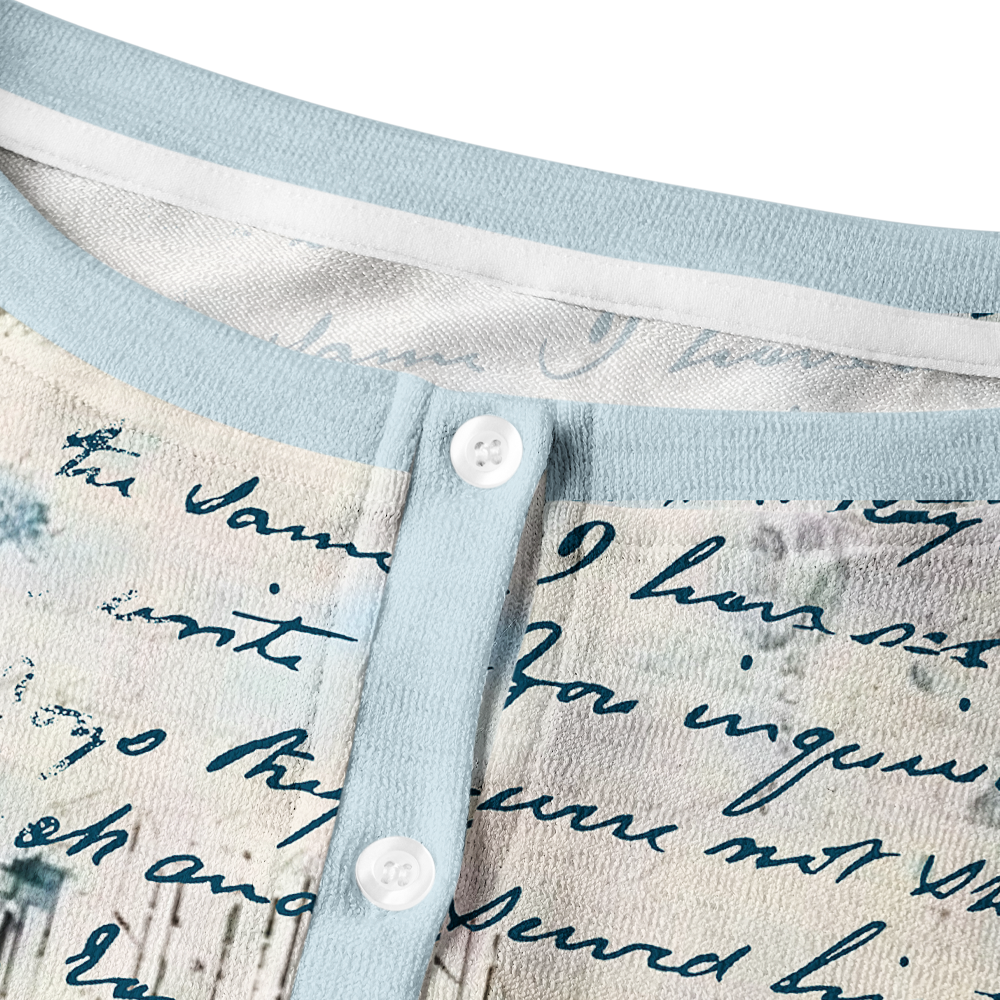 Pagewings Literature Crew Neck Cardigan Sweaters