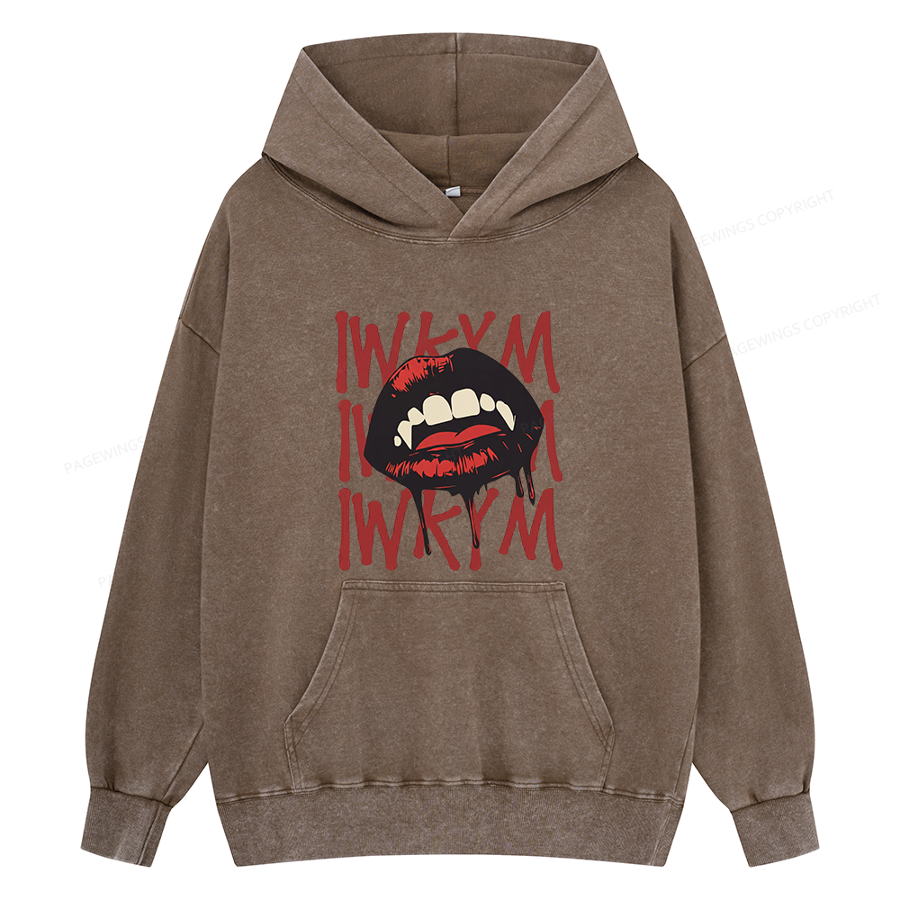 Pagewings Sci-Fi Novel Lover Unisex Washed Hoodie