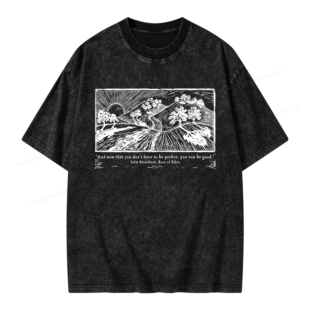 Pagewings Vintage Galley Unisex Washed T-shirt