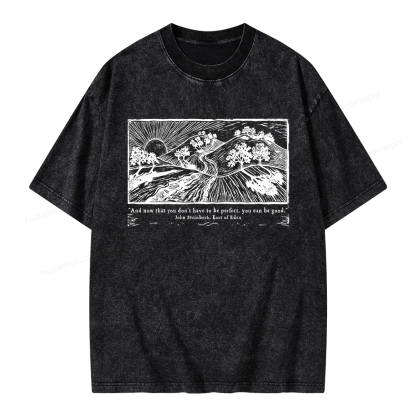 Pagewings Vintage Galley Unisex Washed T-shirt
