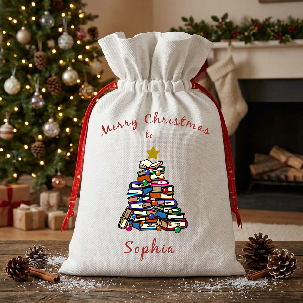 Pagewings Personalized Christmas Book Christmas Santa Sack