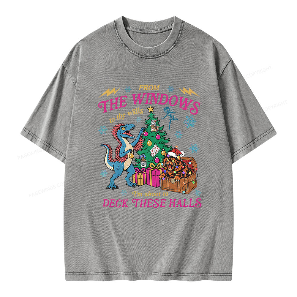 Pagewings From The Windows To The Wall Unisex Washed T-shirt