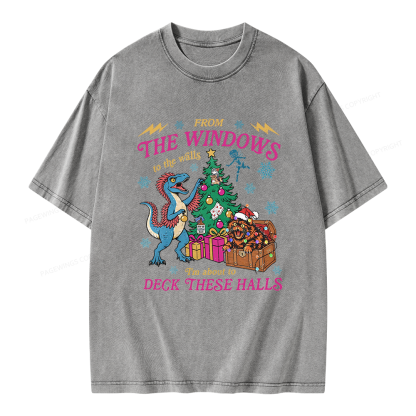Pagewings From The Windows To The Wall Unisex Washed T-shirt