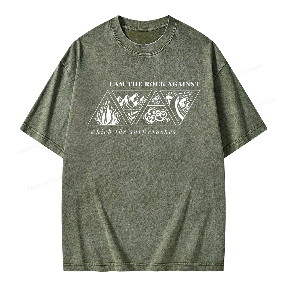 Pagewings Fantasy Bookish Unisex Washed T-shirt