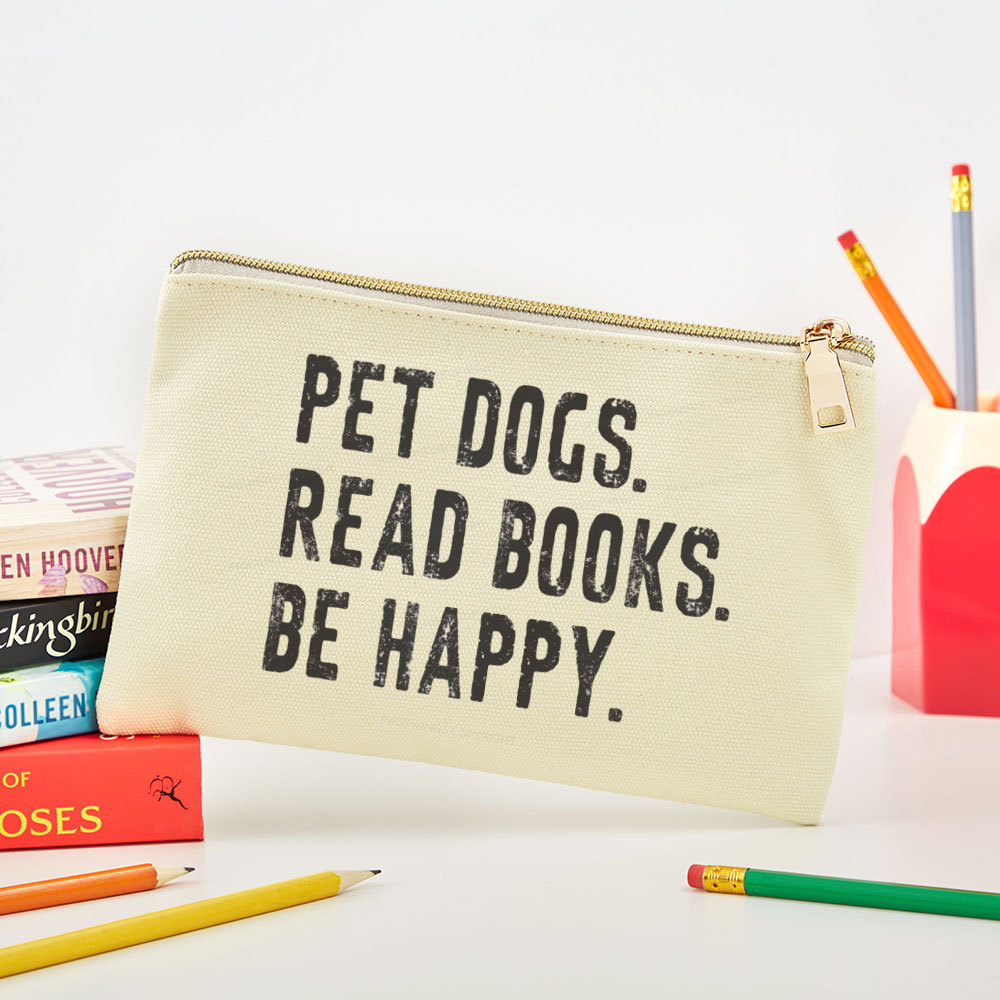 Pagewings Book Sweatshirt, Book Lover Gift Pouch