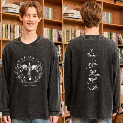 Pagewings Fantasy Team Unisex Washed Long Sleeve T-shirt