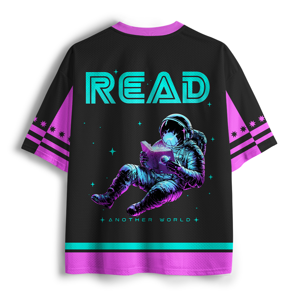 Pagewings Read Unisex Mesh Jersey