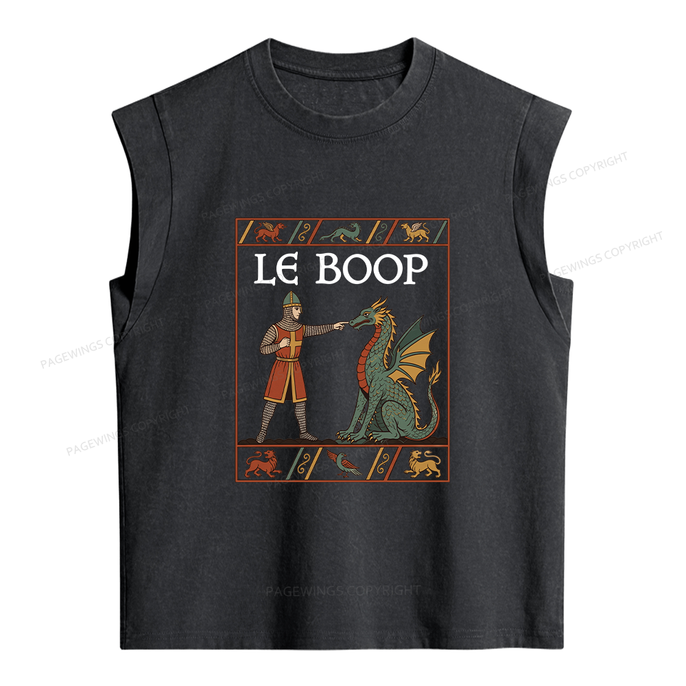 Pagewings Le Boop Women's Washed Tank Top