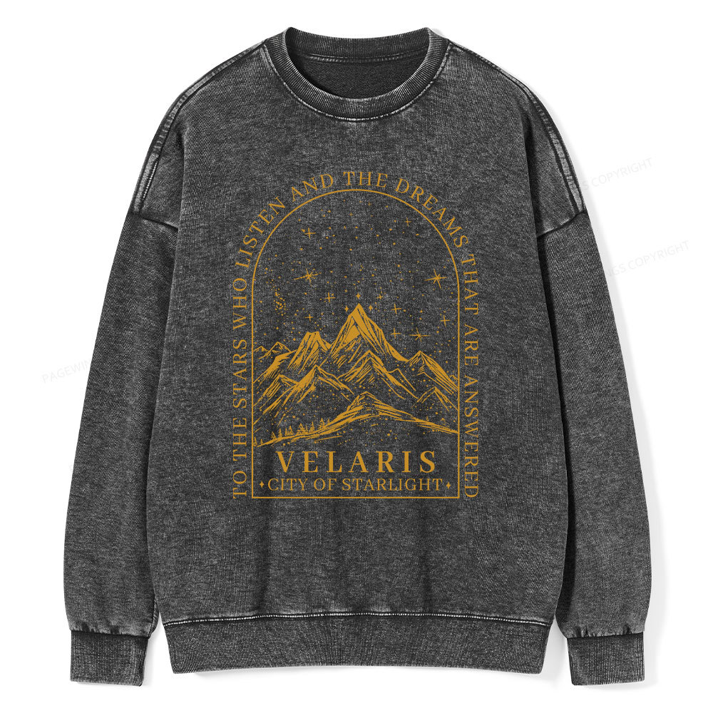 Pagewings Comfort Colors® SJM, Velaris Unisex Washed Sweatshirt