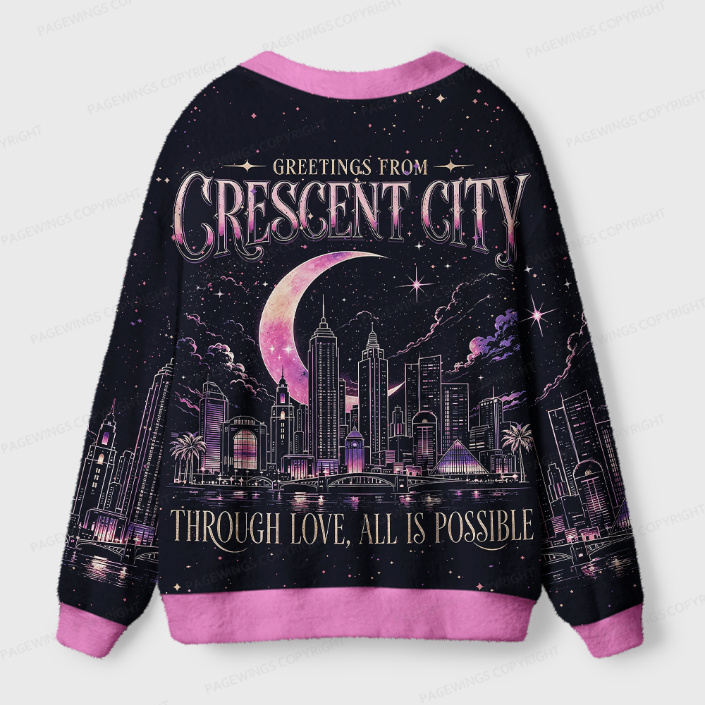 Pagewings Fantasy Bookish Light Knit Unisex Cardigan Sweaters