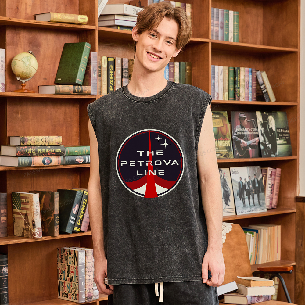 Pagewings The Petrova Line Unisex Washed Tank Top