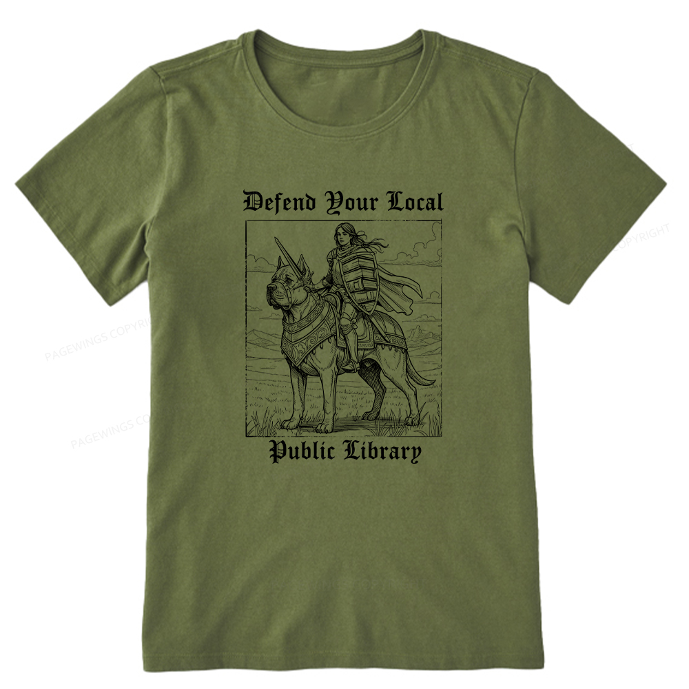 Pagewings Defend Your Local Public Library Unisex Classic T-shirt