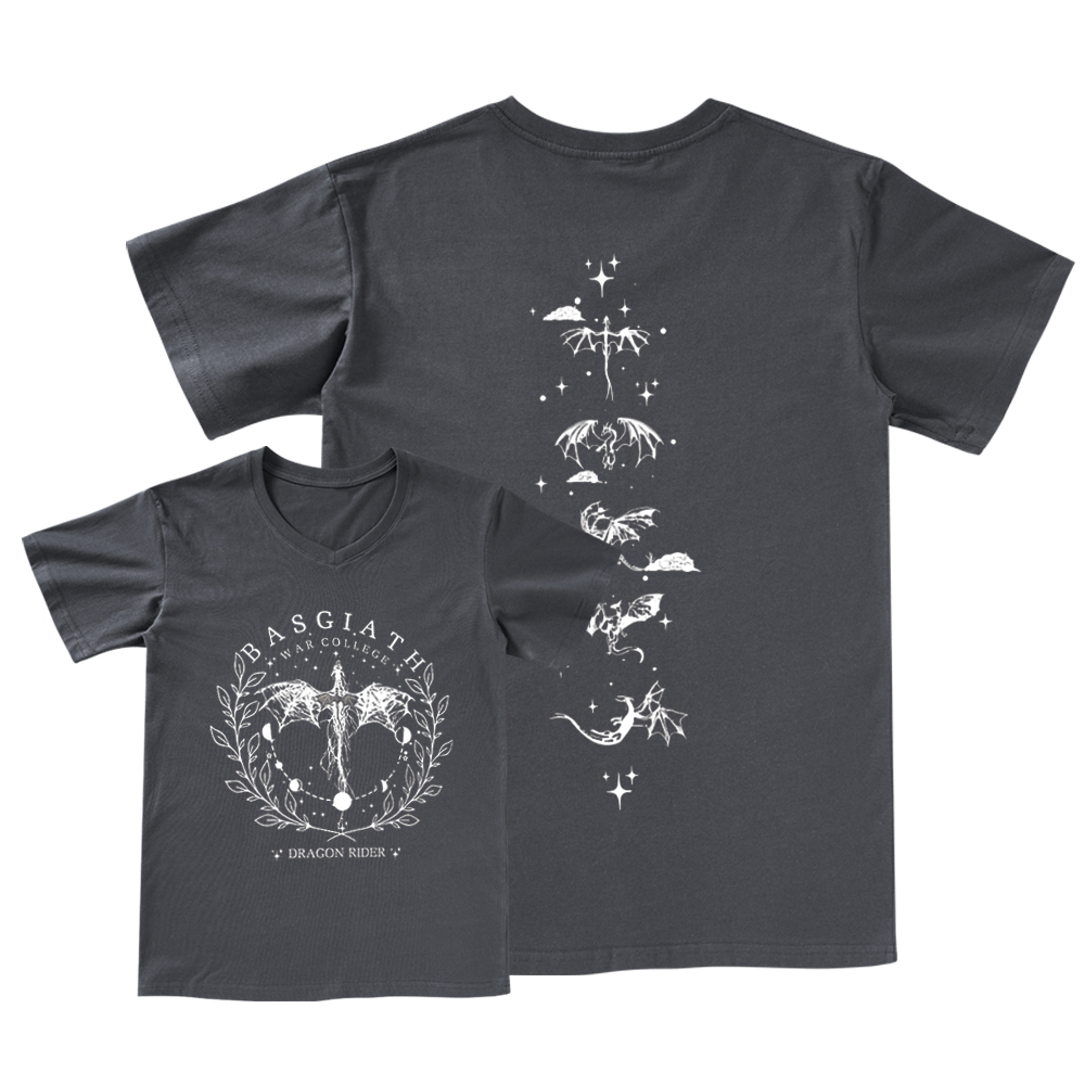 Pagewings Basgiath War College 2-Sided V-neck T-shirt