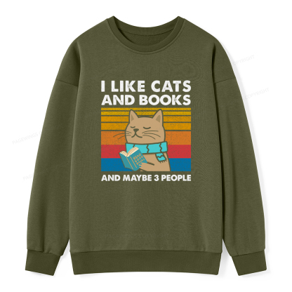 Pagewings Like Book And Maybe 3 People Unisex Classic Sweatshirt