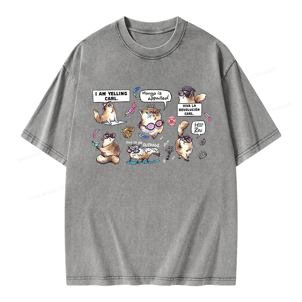 Pagewings Sci Fi Bookish Unisex Washed T-shirt