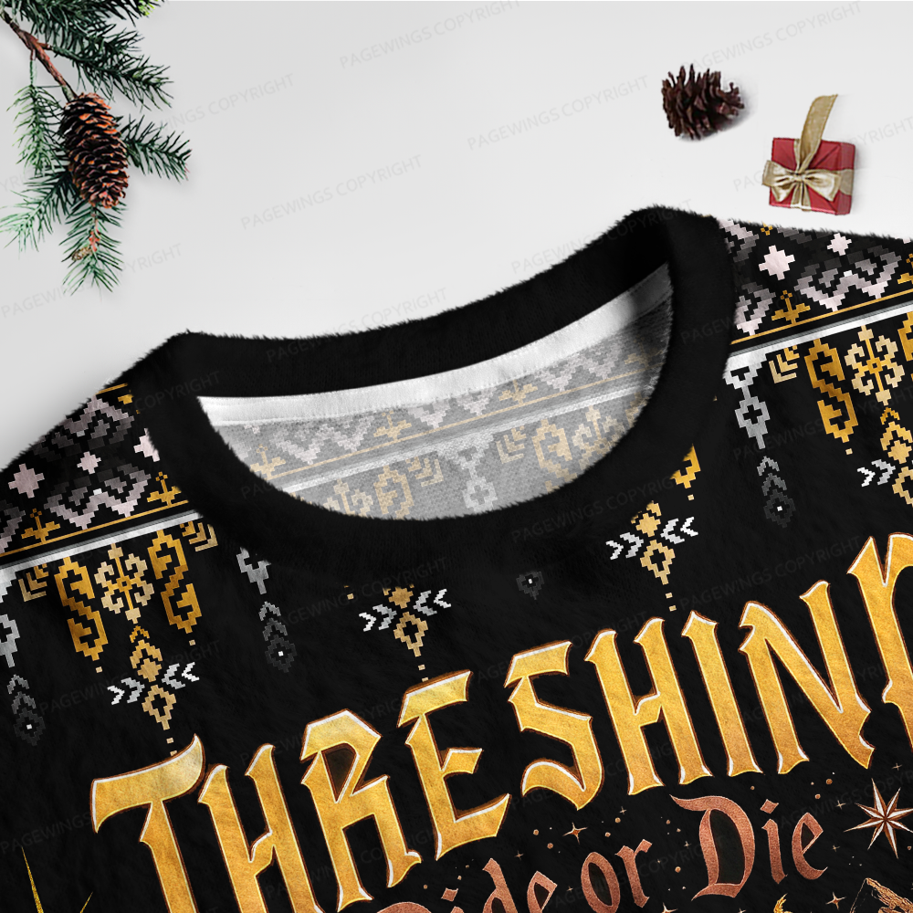 Pagewings Fantasy Reader Unisex Ugly Light Knit Sweatshirt