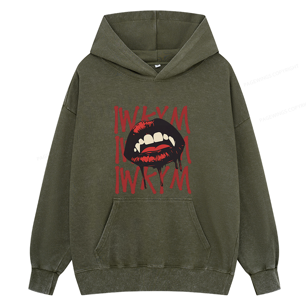 Pagewings Sci-Fi Novel Lover Unisex Washed Hoodie