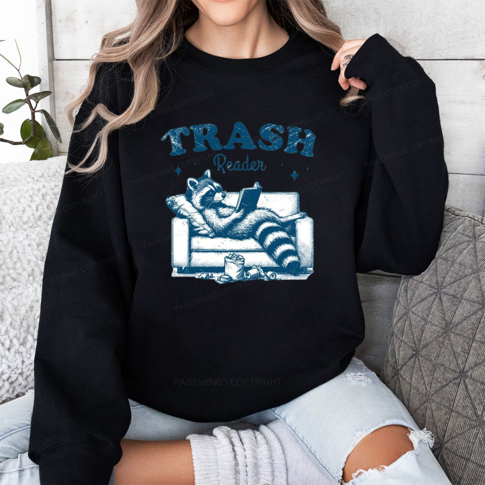 Pagewings Trash Reader Unisex Classic Sweatshirt