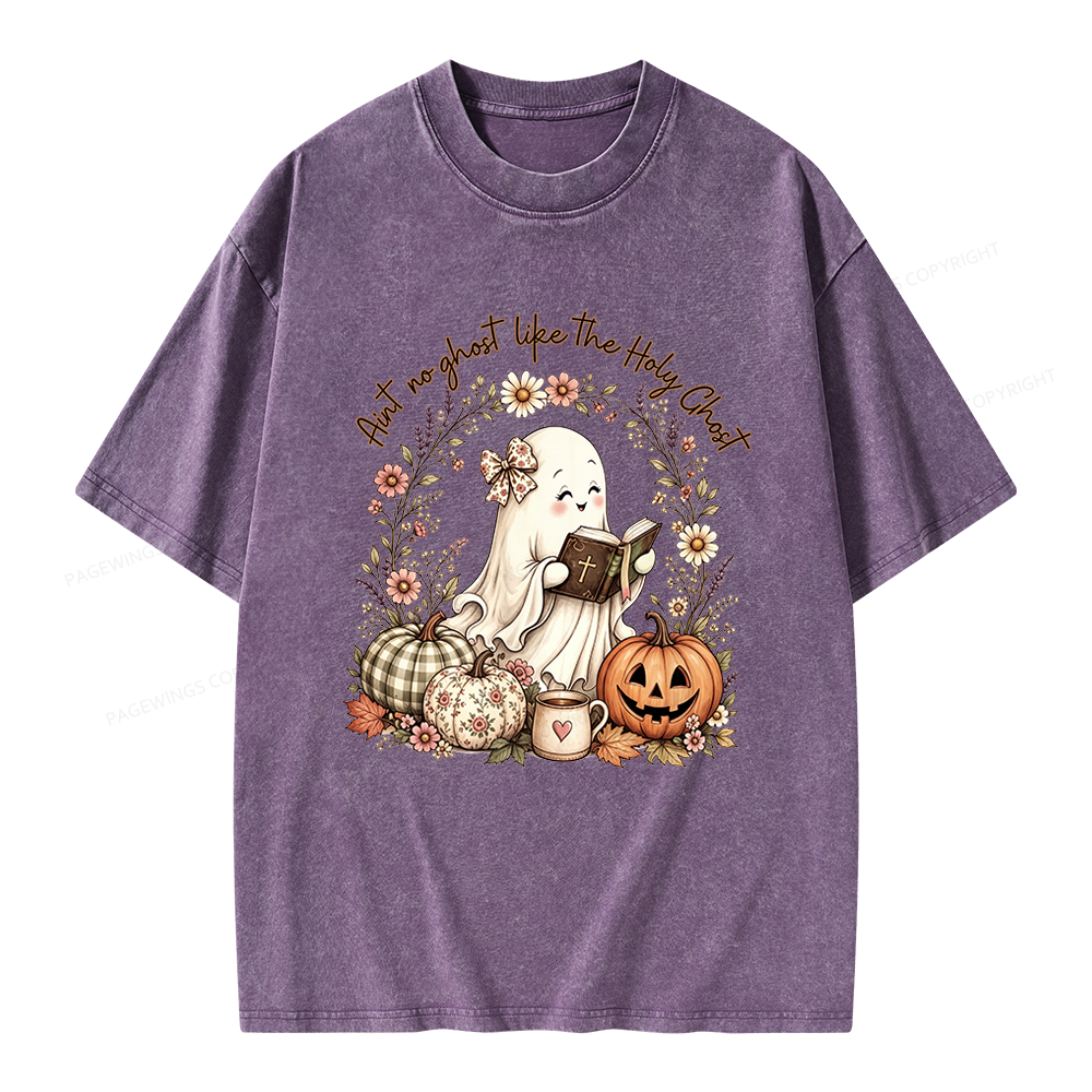 Pagewings Christian Halloween Unisex Washed T-shirt
