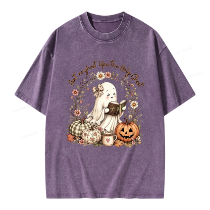 Pagewings Christian Halloween Unisex Washed T-shirt