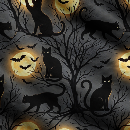 Pagewings The Cat and the Moon Women's Cardigan Sweater