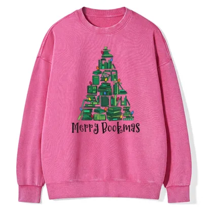 Pagewings Christmas Party Tee Washed Sweatshirt