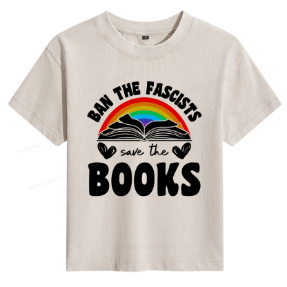 Pagewings Banned Books Women's Washed T-shirt