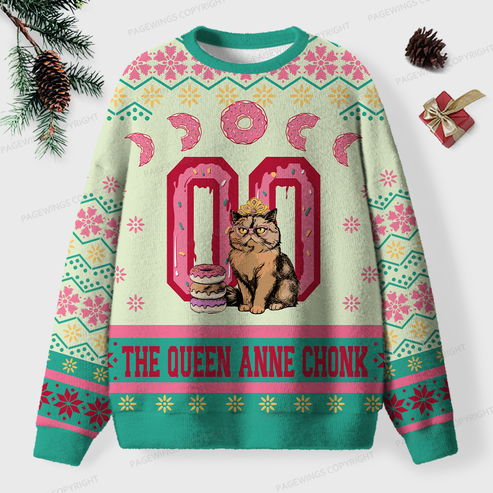 Pagewings The Queen Unisex Ugly Knit Sweatshirt