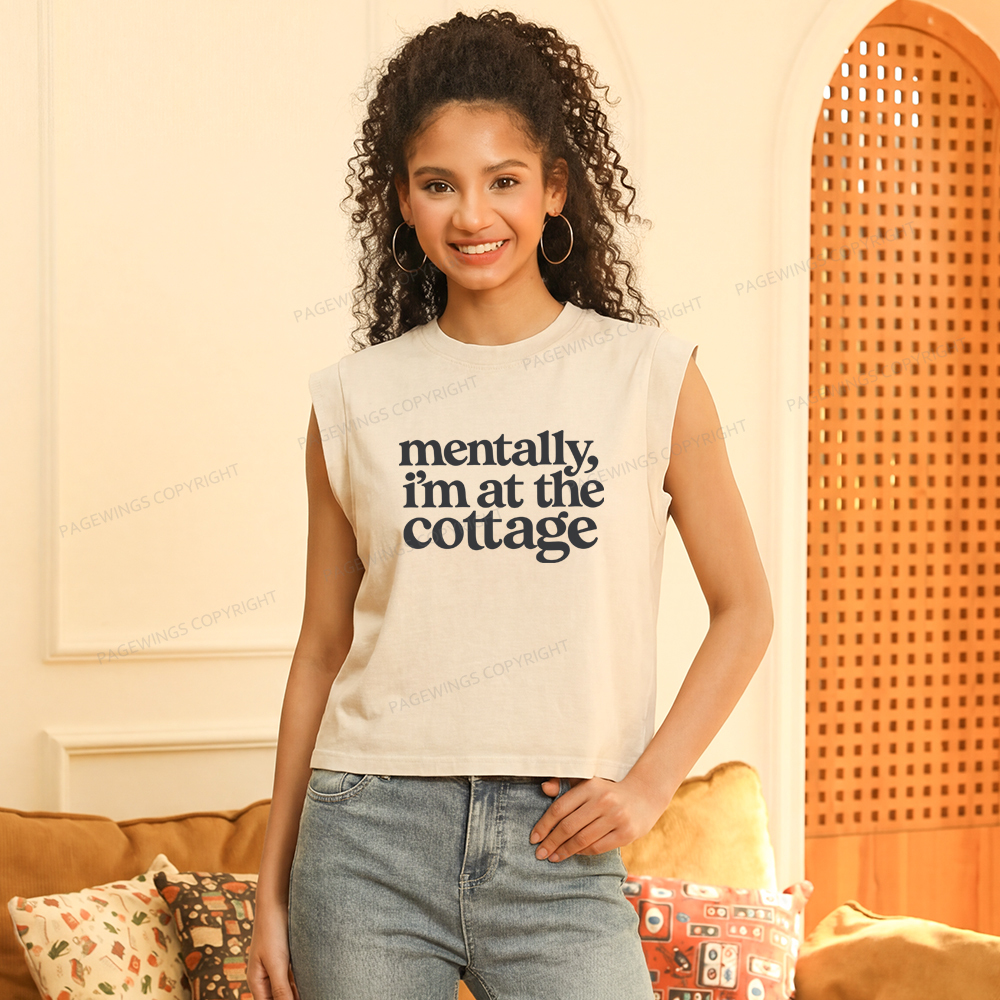 Pagewings At The Cottage Women's Washed Tank Top