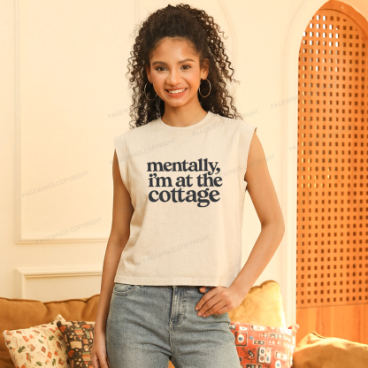 Pagewings At The Cottage Women's Washed Tank Top