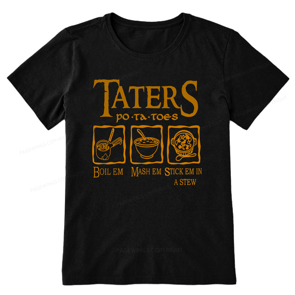 Pagewings Taters PoTaToes Unisex Classic T-shirt