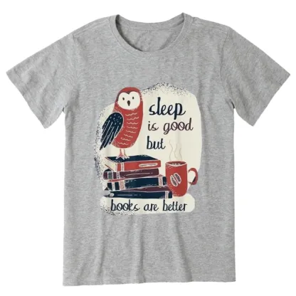 Pagewings Sleep is Good But Book is Better Unisex Classic T-shirt
