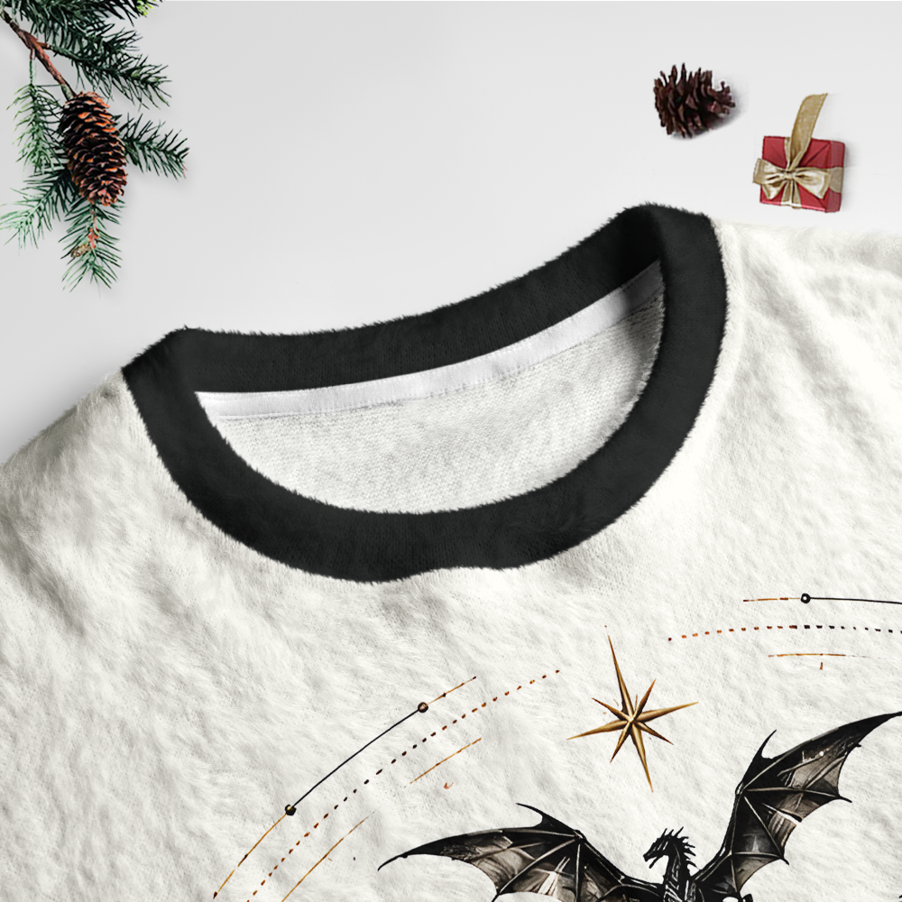 Pagewings Fantasy Book Fan Unisex Ugly Light Knit Sweatshirt