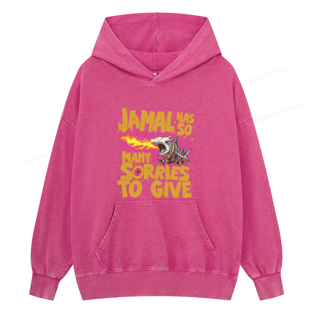 Pagewings Sci-Fi Novel Lover Unisex Washed Hoodie