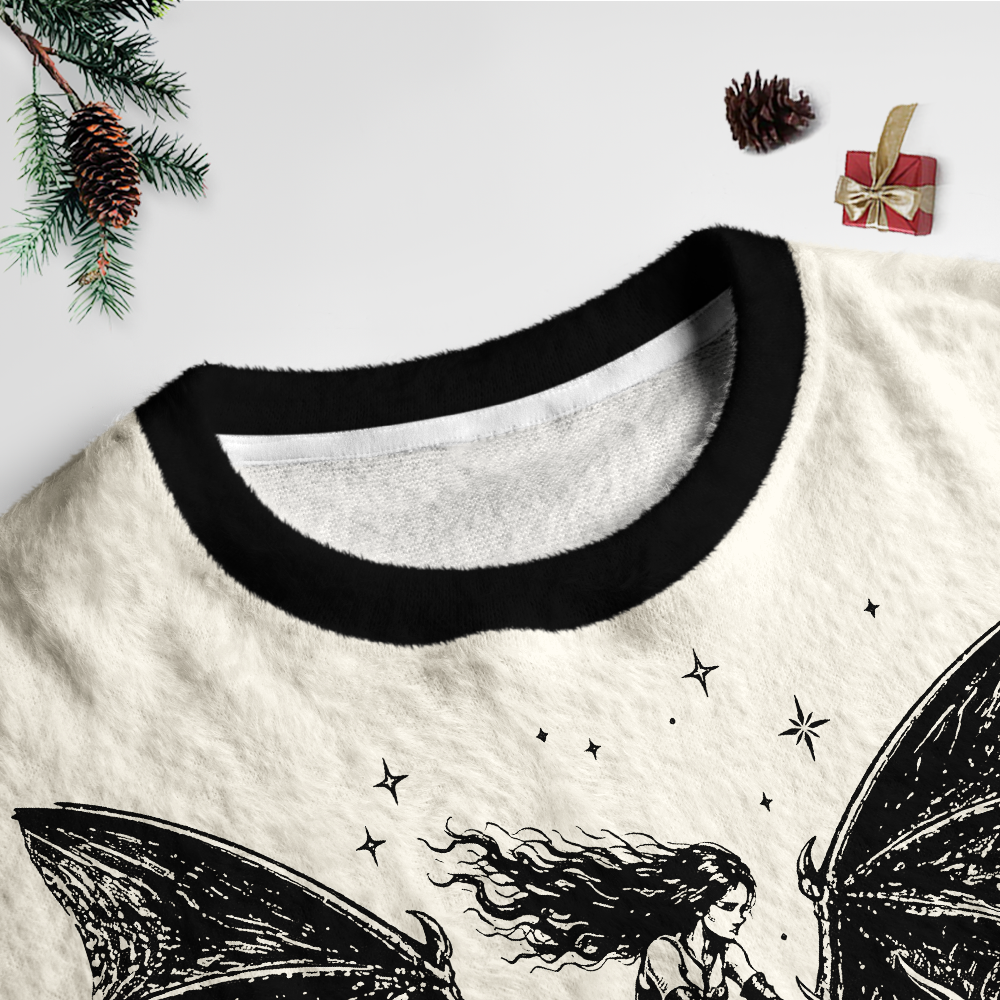 Pagewings Let's go girls Unisex Ugly Light Knit Sweatshirt