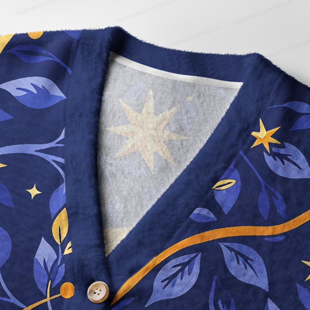 Pagewings Fantasy Bookish Light Knit Unisex Cardigan Sweaters