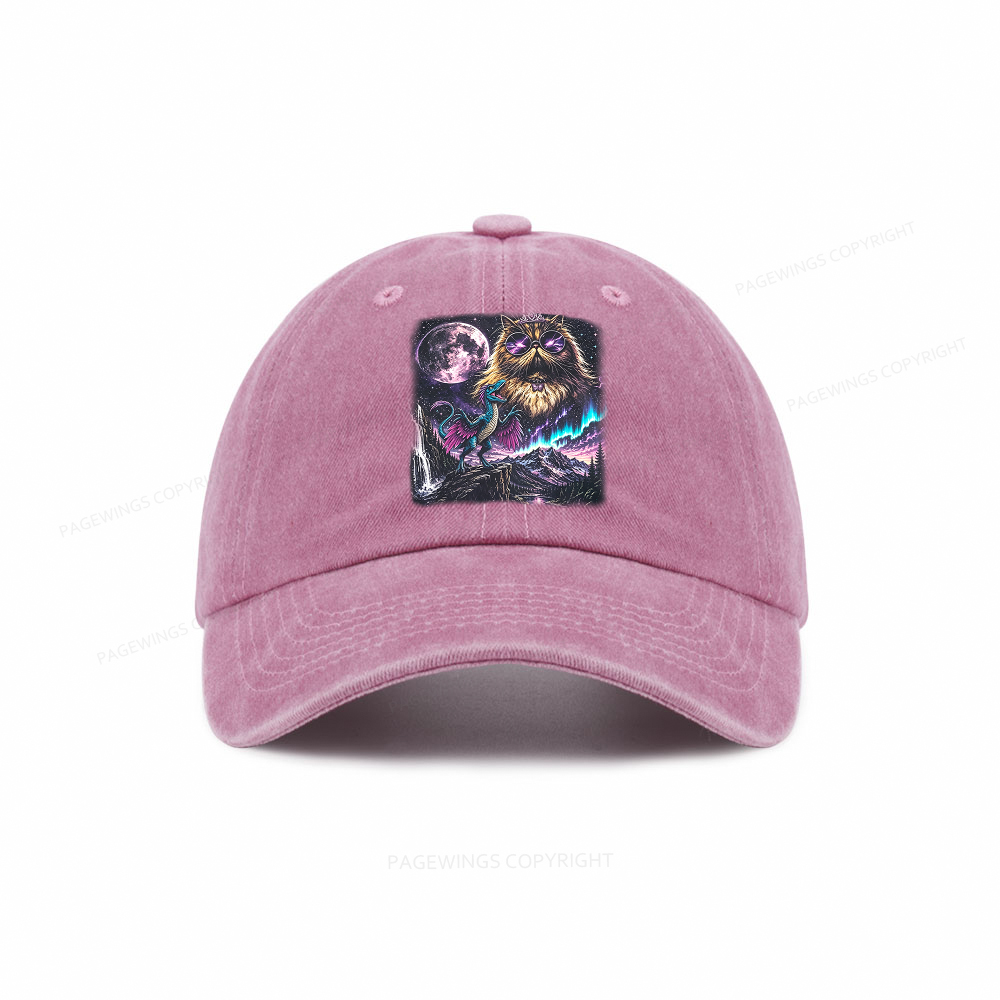 Pagewings Sci Fi Books Lover Washed Cap