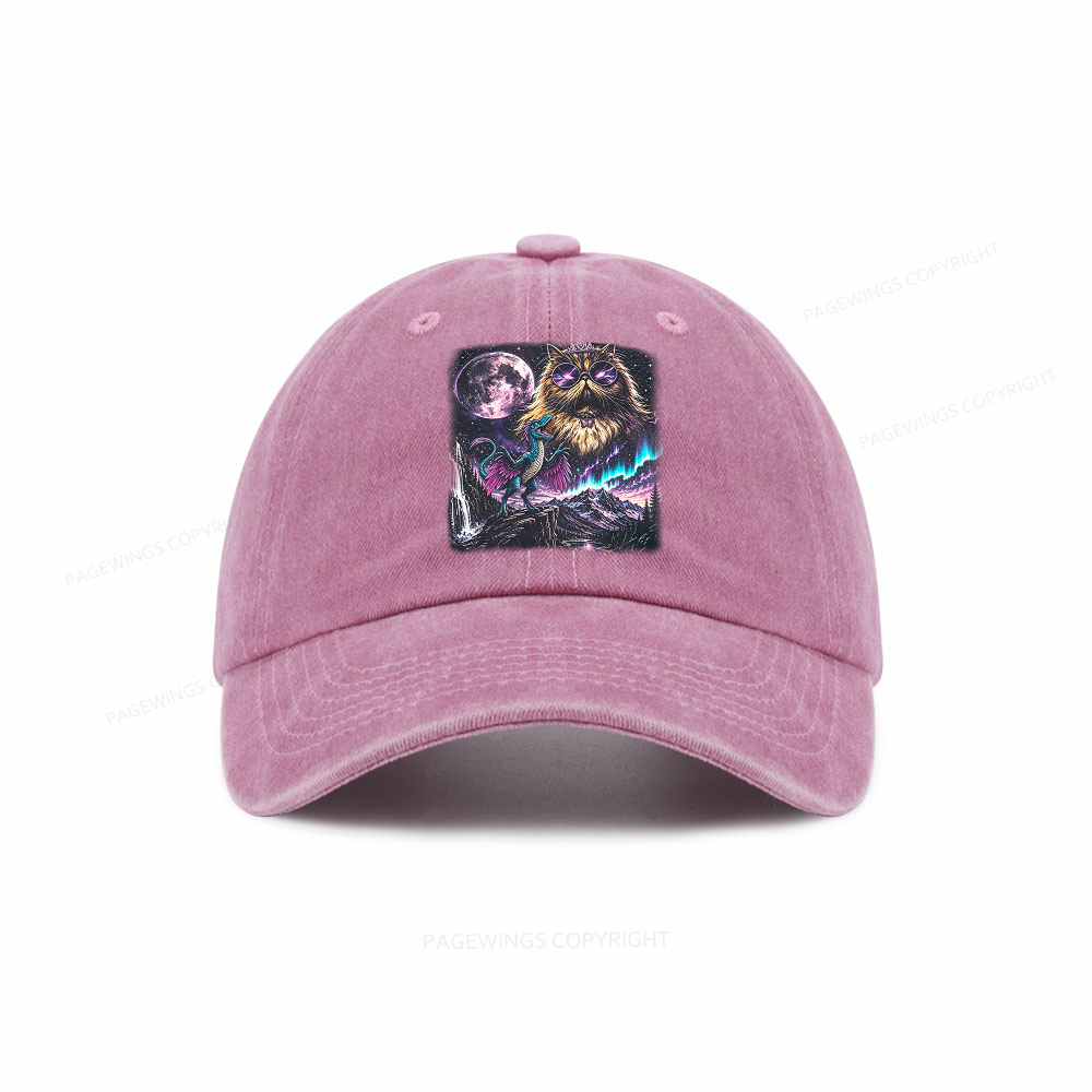 Pagewings Sci Fi Books Lover Washed Cap