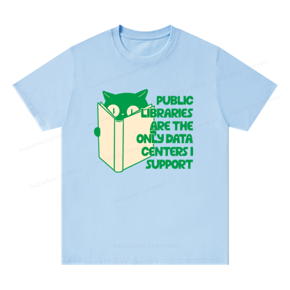 Pagewings Public Libraries are the Only Data Centers Unisex Classic T-shirt