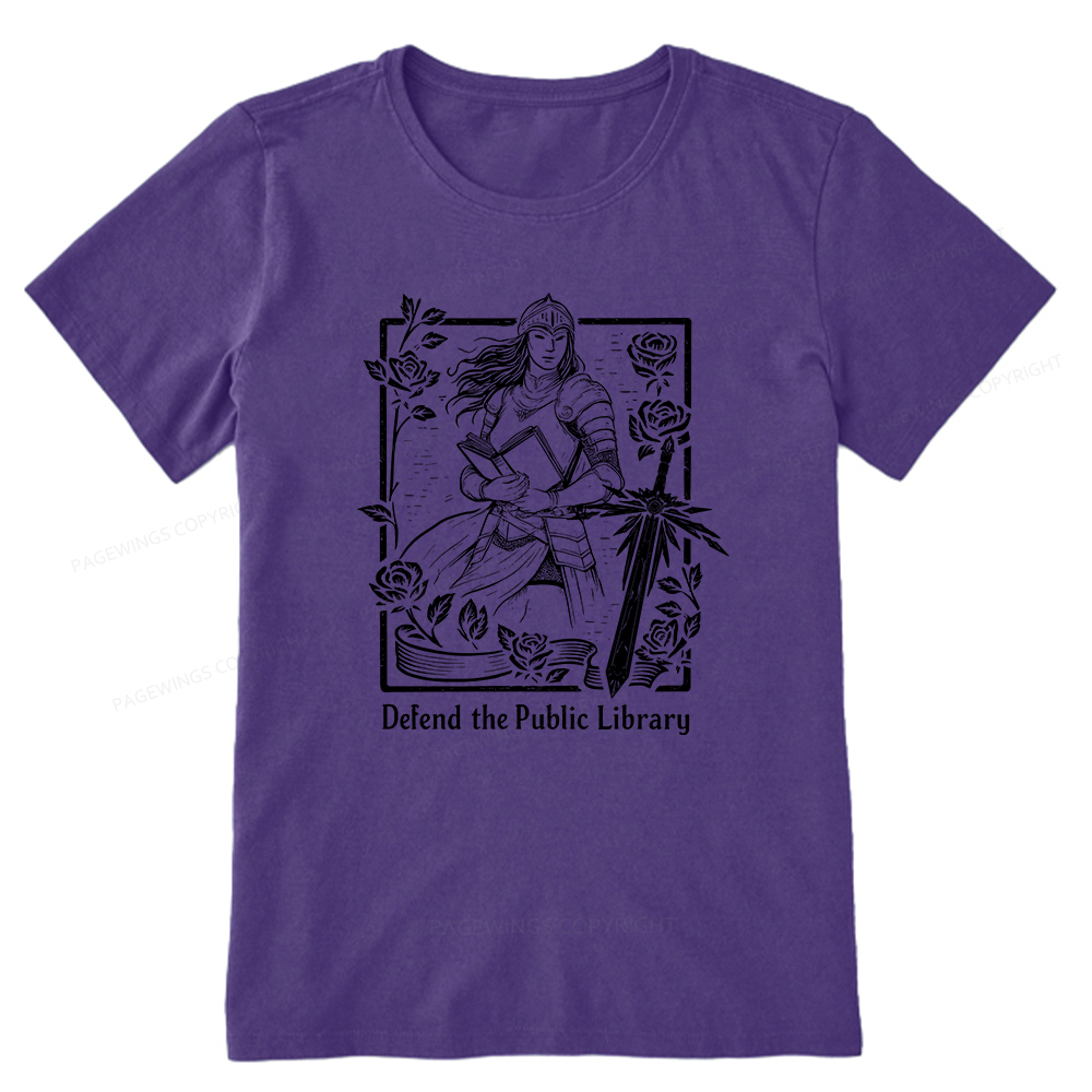 Pagewings Defend The Public Library Unisex Classic T-shirt