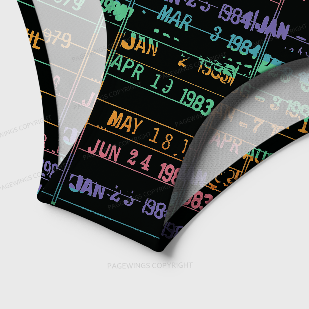 Pagewings Library Card One-Piece Swimsuit 