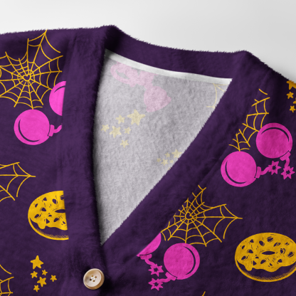 Pagewings Sci Fi Book Lover Light Knit Unisex Cardigan Sweaters