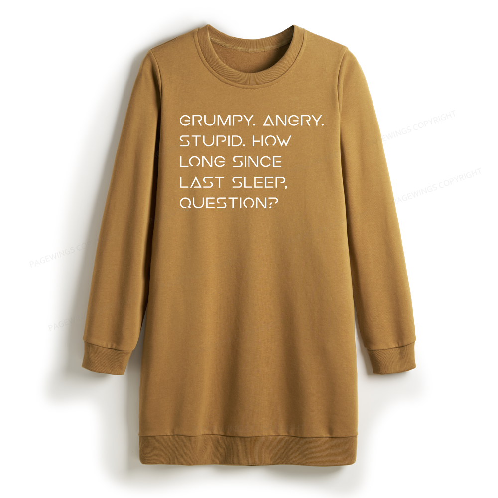 Pagewings Sci-Fi Lover Sweatshirt Dress
