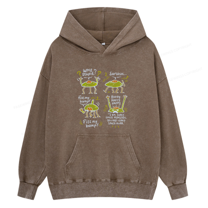 Pagewings Rocky Amaze Book lover Unisex Washed Hoodie