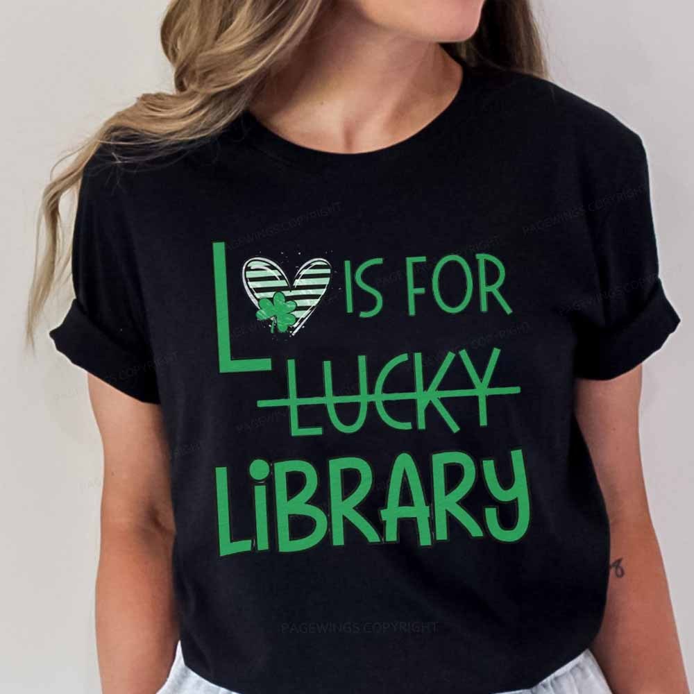 Pagewings St Patricks Day Librarian Tshirt Unisex Classic T-shirt