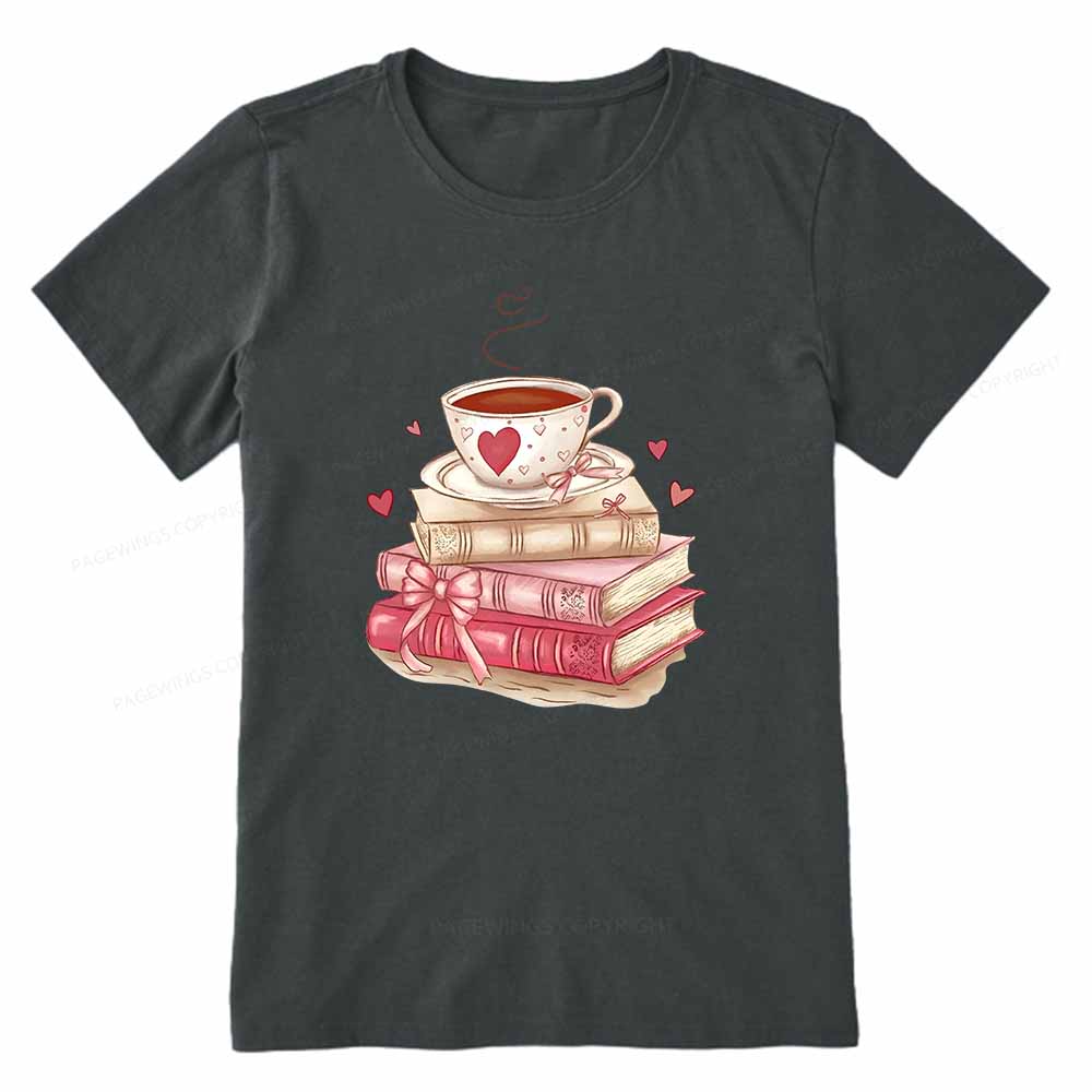 Pagewings Book Lover Valentine Sweatshirt Unisex Classic T-shirt
